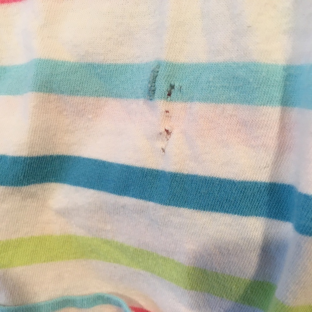 J Crew Multi Striped Short Sleeve Tee - Picture 4 of 7